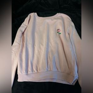rose crew neck